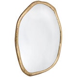 Cafe Lighting and Living Tasman Wall Mirror, Gold/