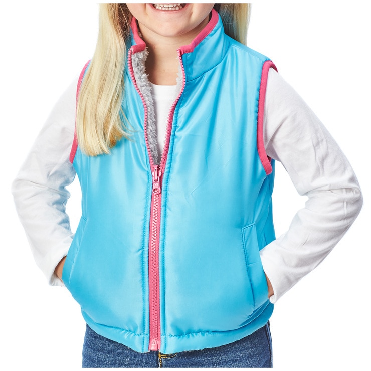 Andy and Evan Vest - Aqua + Light Grey