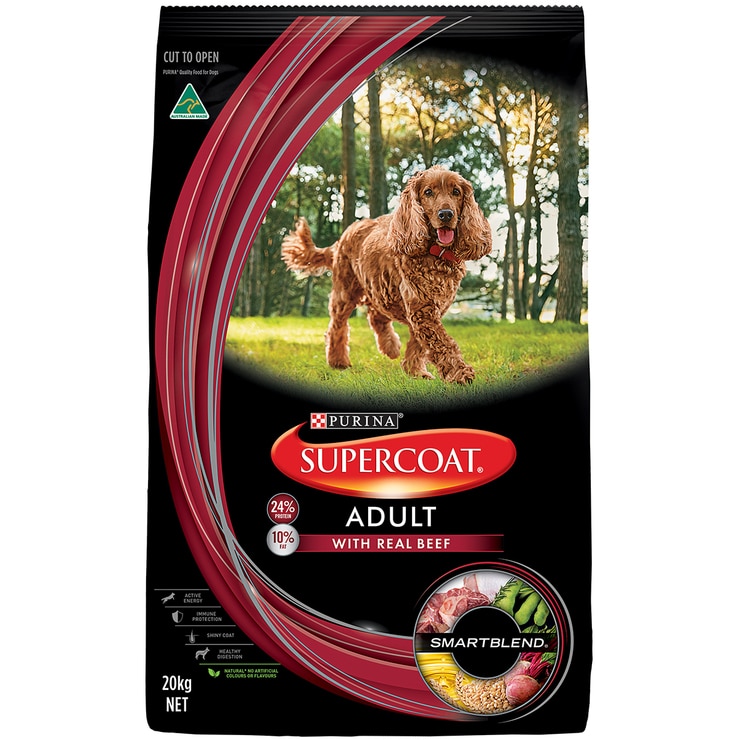SuperCoat Adult Beef Dry Dog Food 20kg Costco Australia
