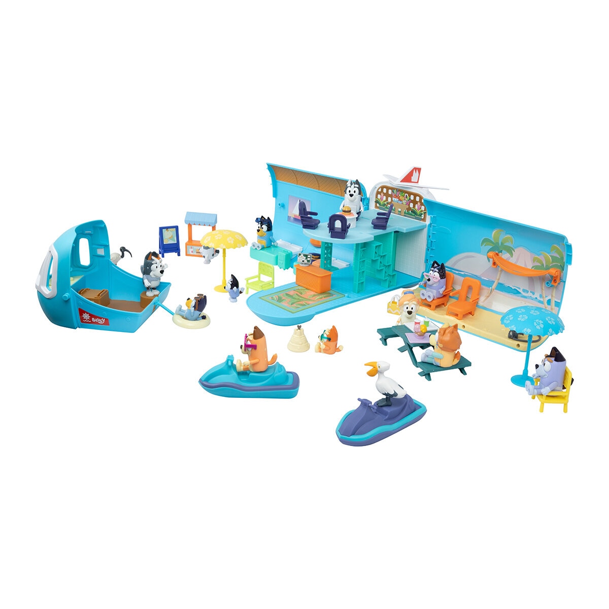 Bluey Holiday Ultimate Family Trip Playset
