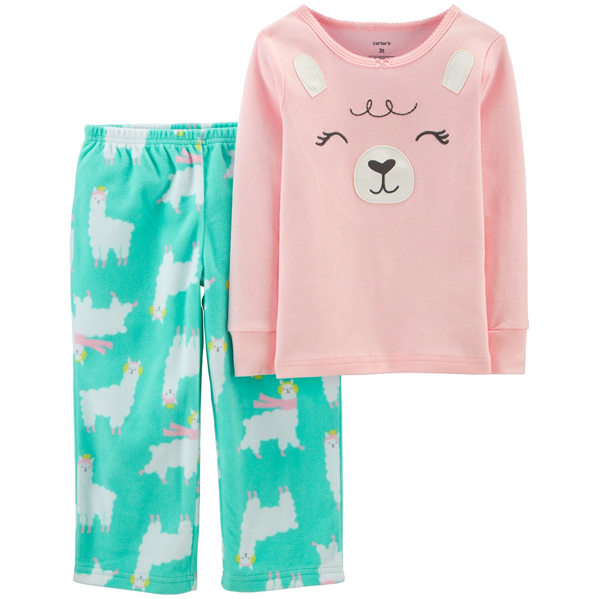 Carter's 2pc PJ Set - Pink Face