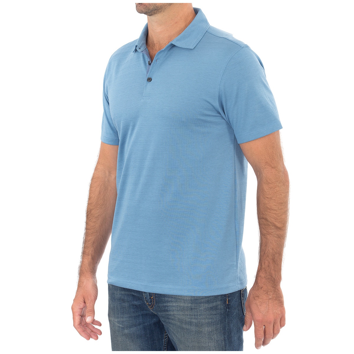 Kirkland Signature Men's Polo - Light Blue