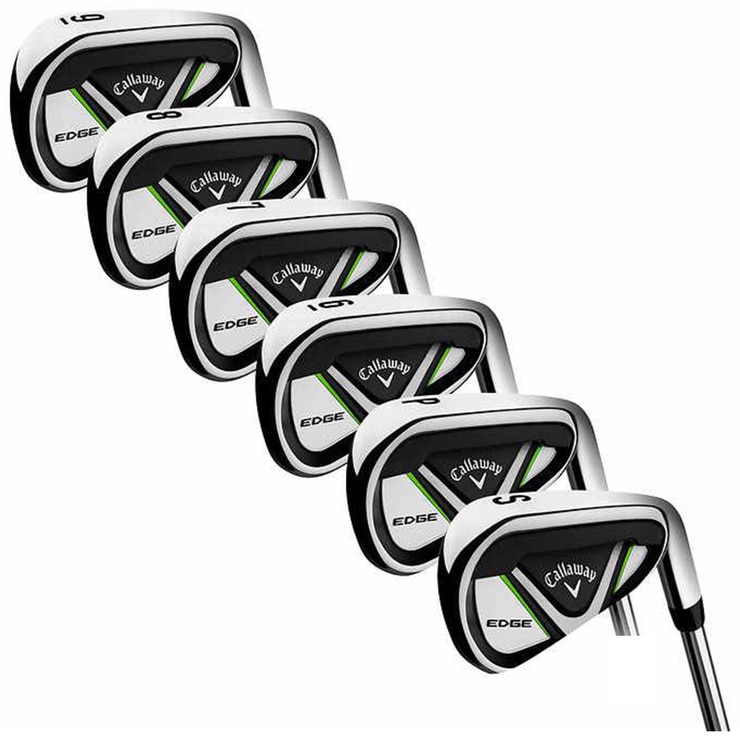 Callaway Edge Men's Right Hand Stiff Flex Shaft Golf Clubs 10pc