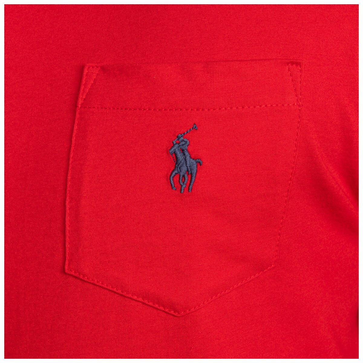 Polo Ralph Lauren Men's Crew Pocket Tee Red