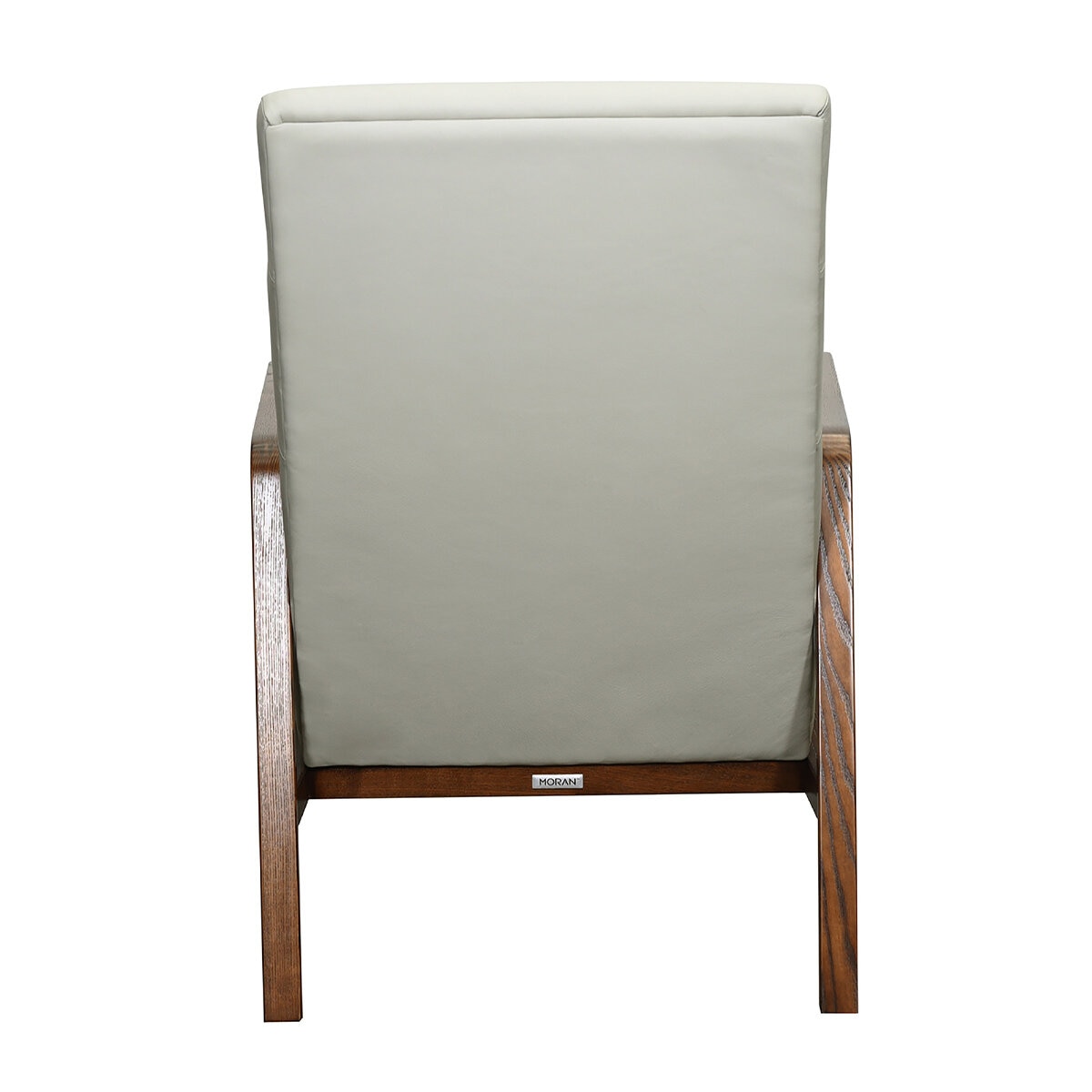 Moran Norfolk Accent Chair and Ottoman, Capital Leather