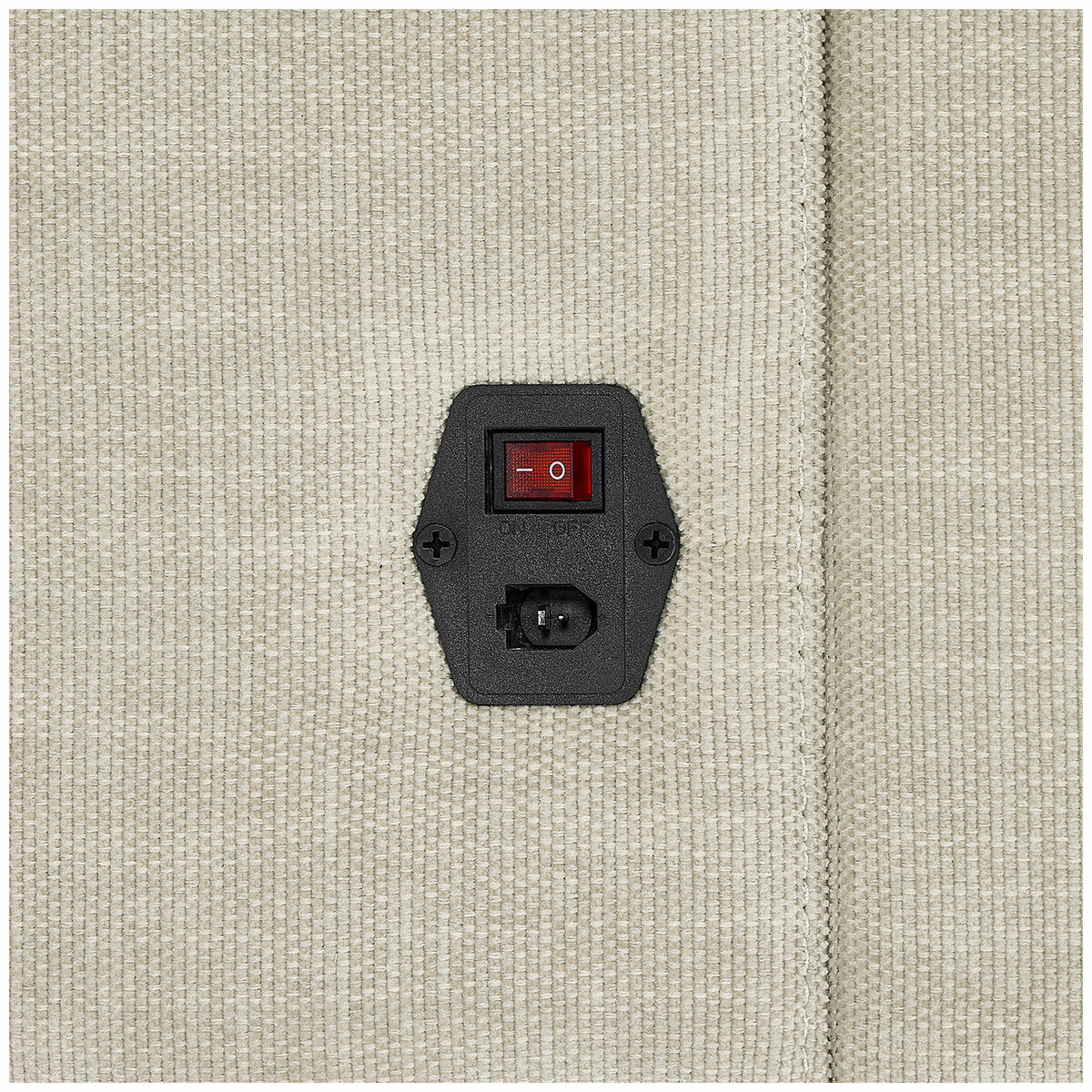 Thomasville 3 Piece Fabric Sectional with 2 Power Footrests