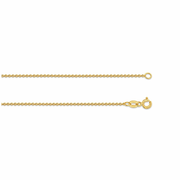 18KT Yellow Gold Cable Chain