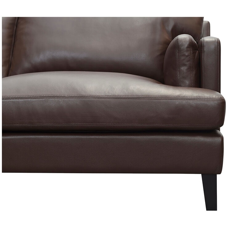 Moran Oregon 3 Seater Sterling Cocoa Leather