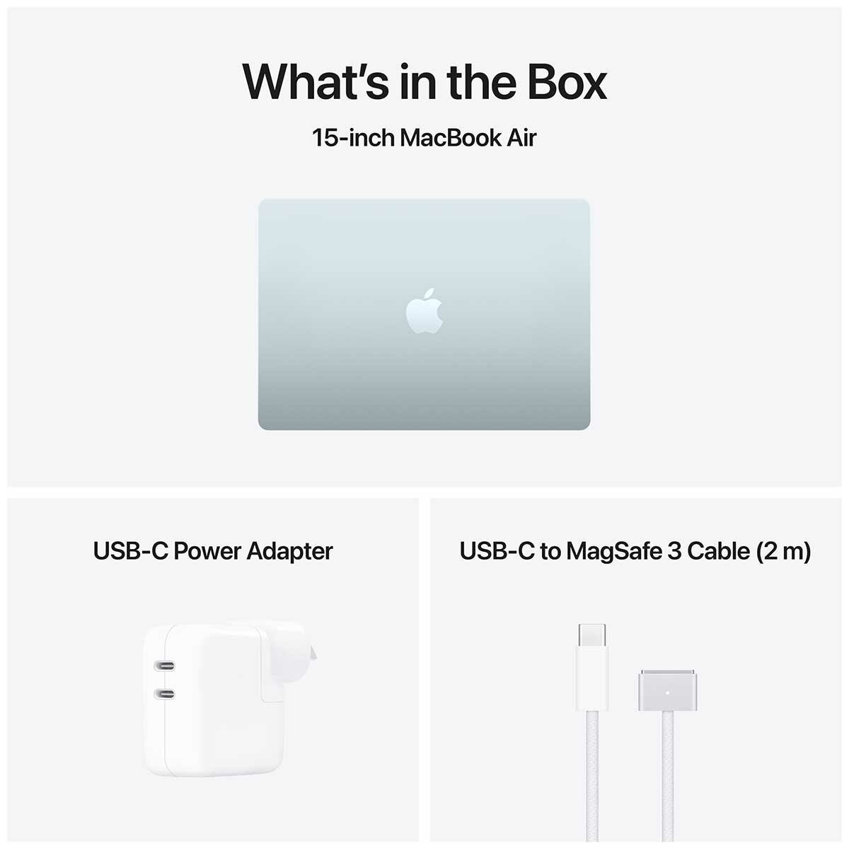 MacBook Air 15 inch Sky Blue