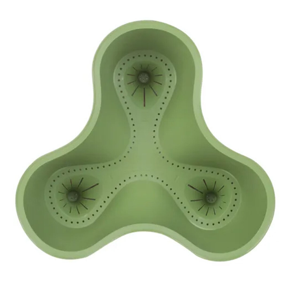 keter Ivy Planters White Green Set 3 Piece