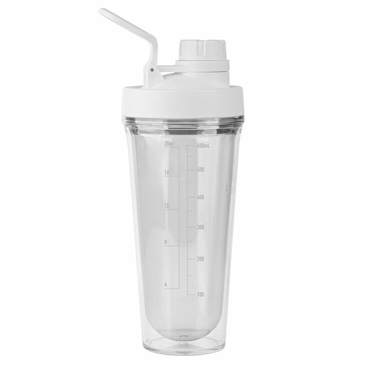 Thermoflask Tritan Shaker Spout Lid With Agitator 710ml 2 Pack Black White