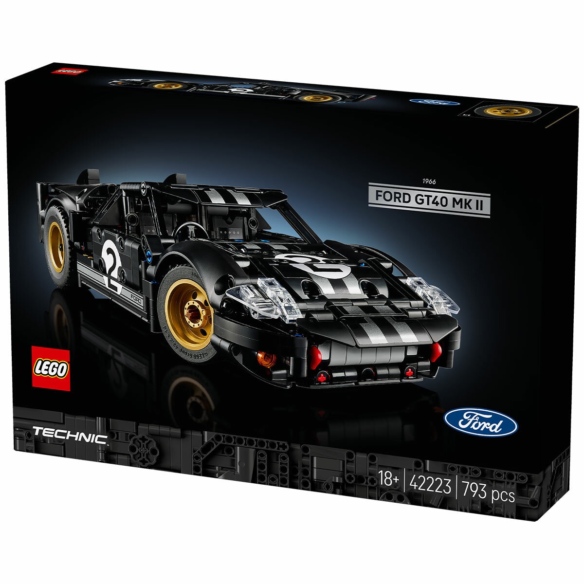 LEGO Technic 1966 Ford GT40 MKII Race Car 42223