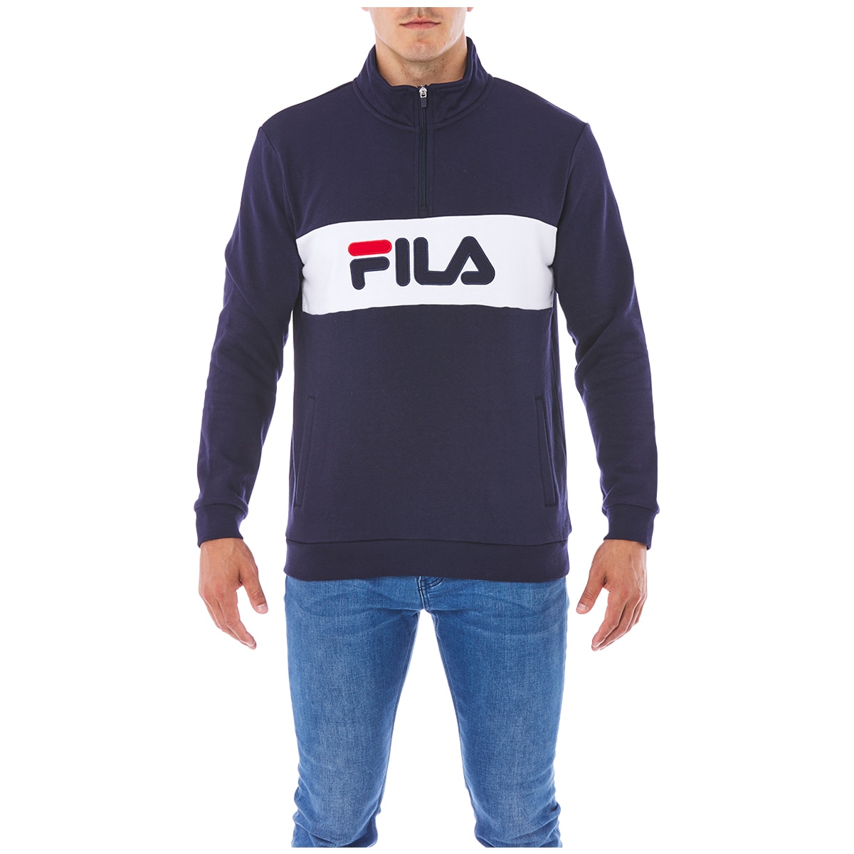 Buy > fila quarter zip > in stock