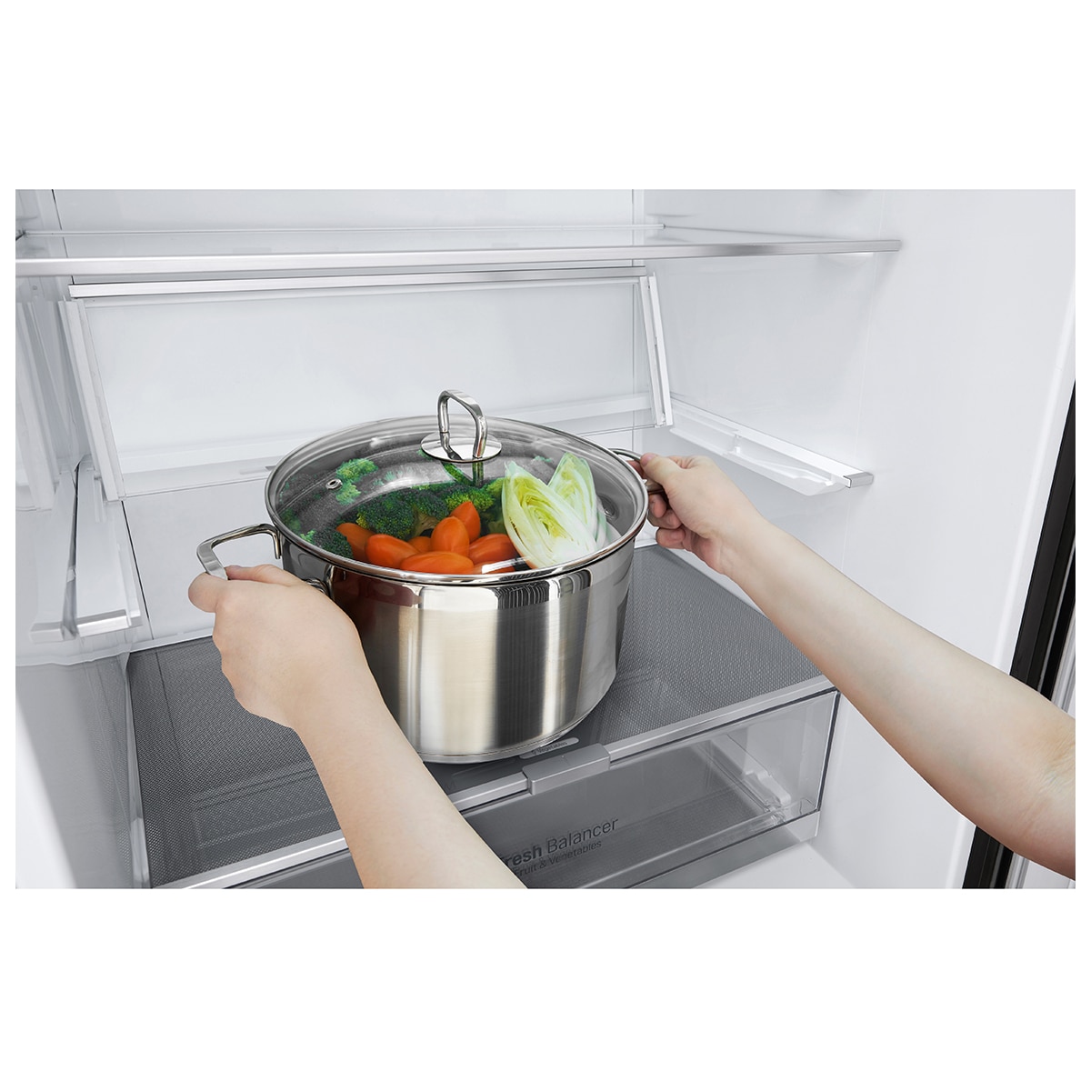 LG GB-455MBL Bot Mount 455 Litre Fridge