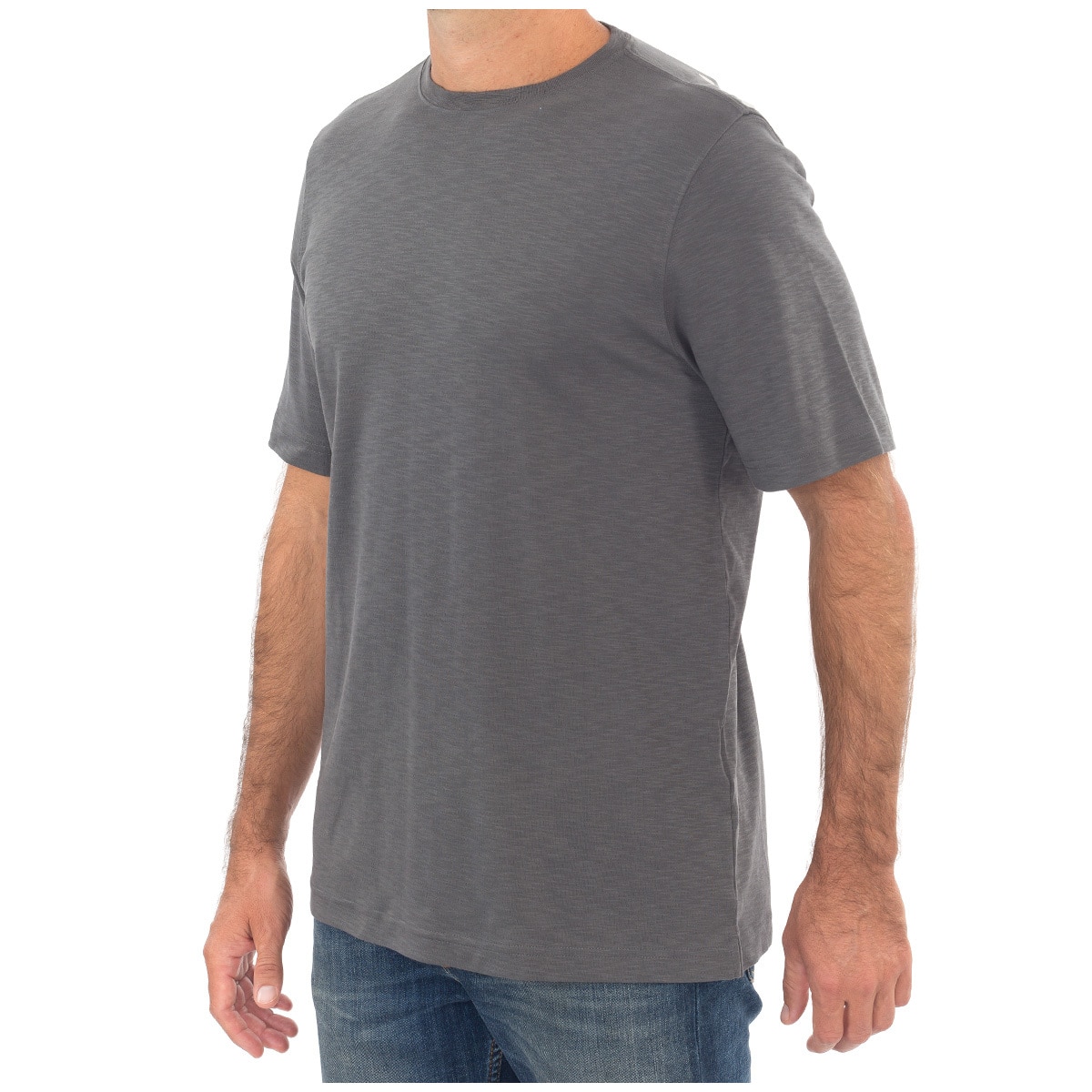 KS Slub tee - Mid Grey