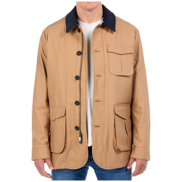 Brooks Brothers Quilted Jacket - Dark Biege