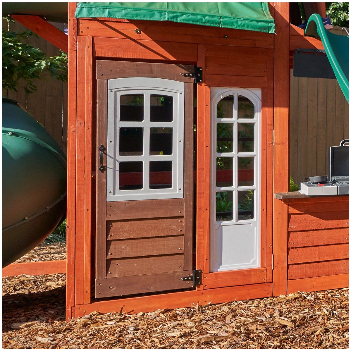 Cedar Summit Hilltop Swing Set & Play Centre