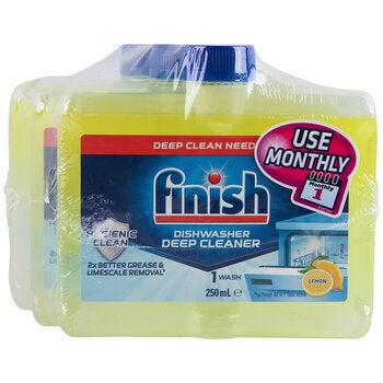 Finish Dishwasher Cleaner Lemon 4 x 250ml