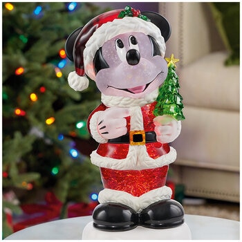 Holiday Lantern Characters With Glitter And LED Lights 41cm