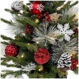 CGH 91.44cm Pre-Lit Decorated Pine Tree CGH 91.44cm Pre-Lit Decorated Pine Tree