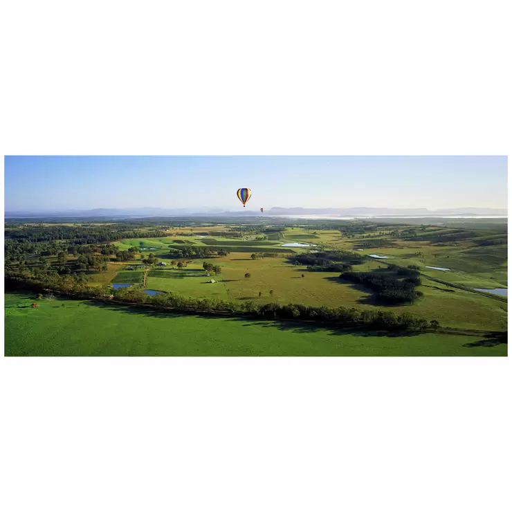 Ken Duncan 50Hunter Aerial, NSW Framed Print Black Ken Duncan 50Hunter Aerial, NSW Framed Print Black