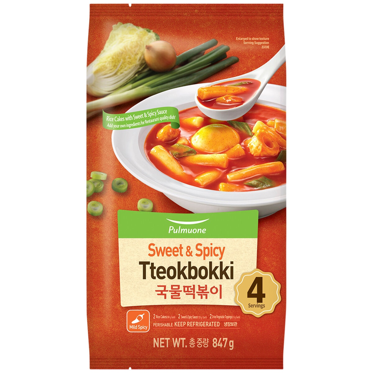 Pulmuone Sweet & Spicy Tteokbokki 847g