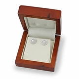 18KT White Gold VS2 I 0.60ctw Round Diamond Double Halo Earrings 18KT White Gold VS2 I 0.60ctw Round Diamond Double Halo Earrings