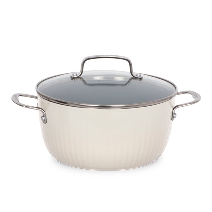 Cuisinart Non-Stick Cookware 12 Piece Set White Cuisinart Non-Stick Cookware 12 Piece Set White