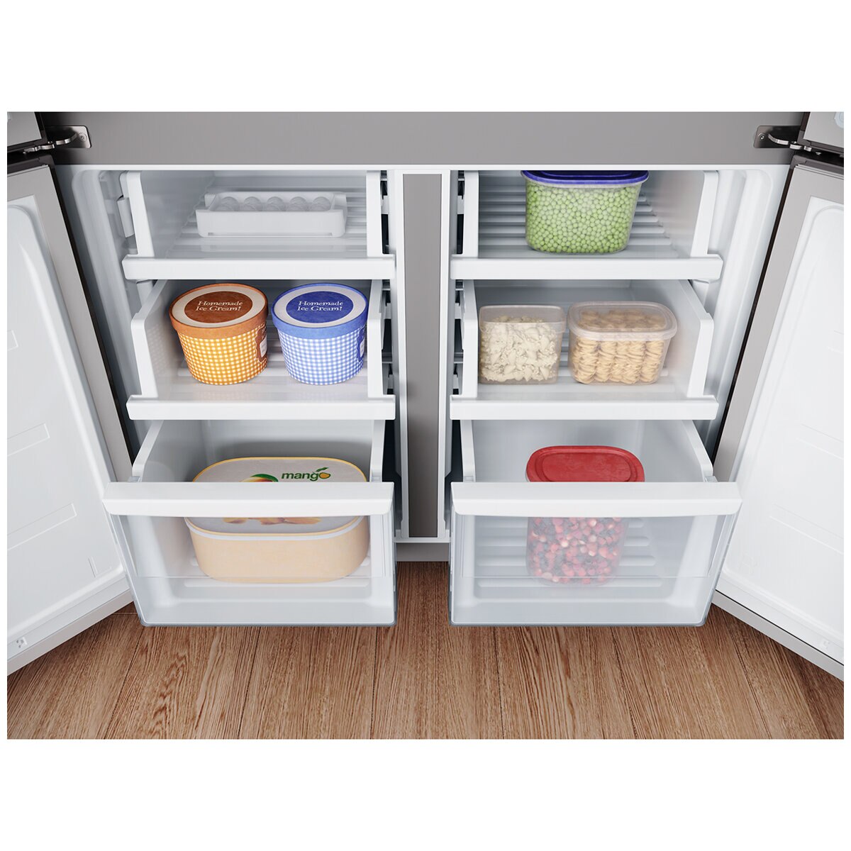 Westinghouse 564L French Quad Door Fridge Matte Black WQE5700BD Westinghouse 564L French Quad Door Fridge Matte Black WQE5700BD