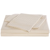 Bdirect Kensington 1200TC Cotton Sheet Set in Stripe - Double Sand