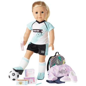 American Girl Truly Me School Day to Soccer Play Doll