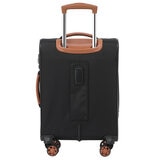 Tosca Park Avenue 3 Piece Luggage Set Black Tan