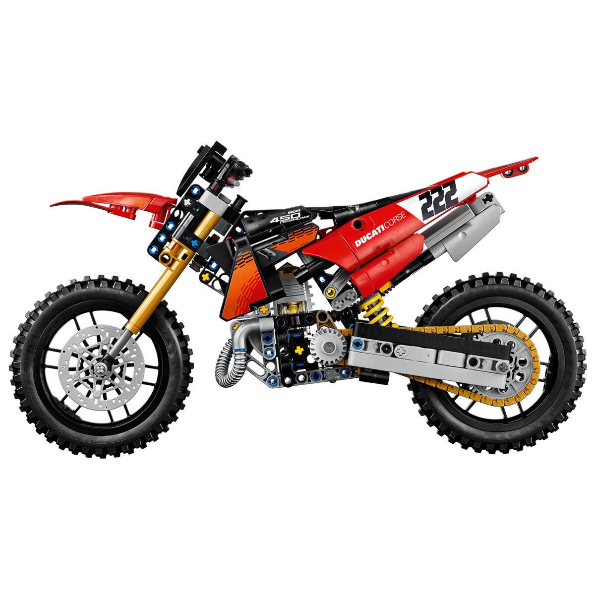 LEGO Technic Ducati Desmo450 MX Factory Motorcycle 42238