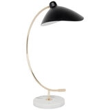 Cafe Lighting and Living Seville Table Lamp GoldWhite