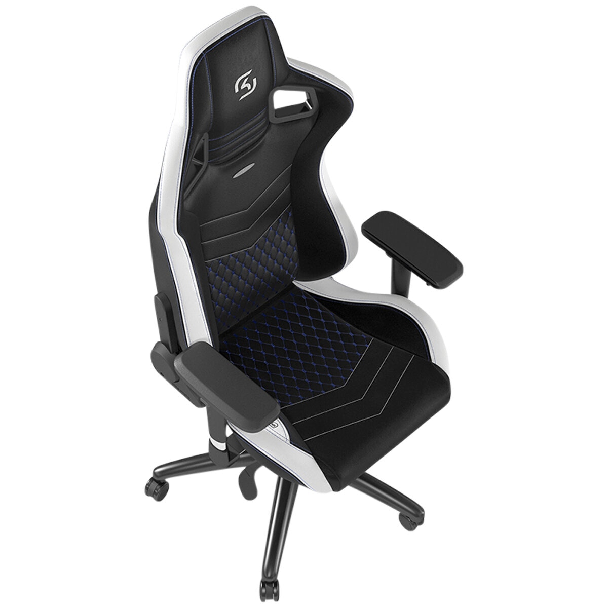 NobleChairs Epic Series SK Gaming Chair Black Blue White