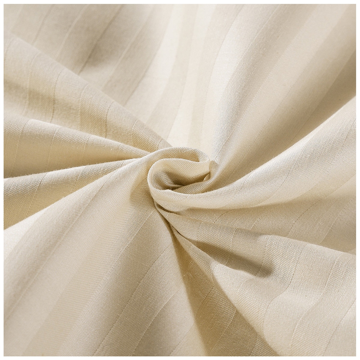 Bdirect Kensington 1200TC Cotton Sheet Set in Stripe - Single Sand