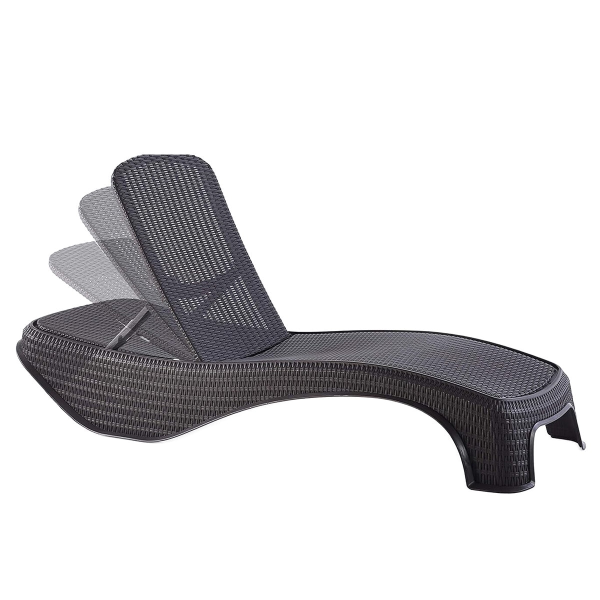 Keter Atlantic Sun Lounger Graphite Set 2 Piece
