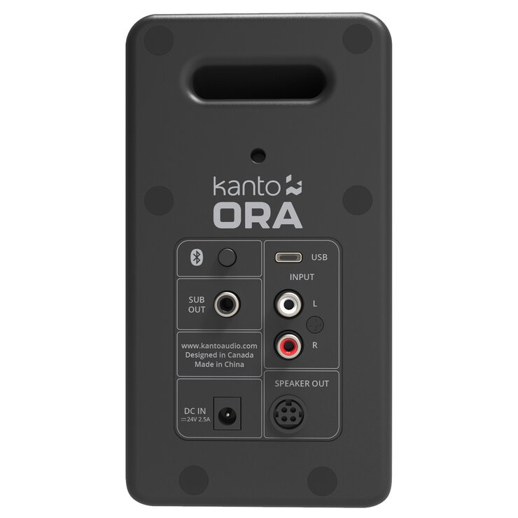 Kanto ORA 100W Powered Reference Desktop Computer Speakers Black KO-ORA-1