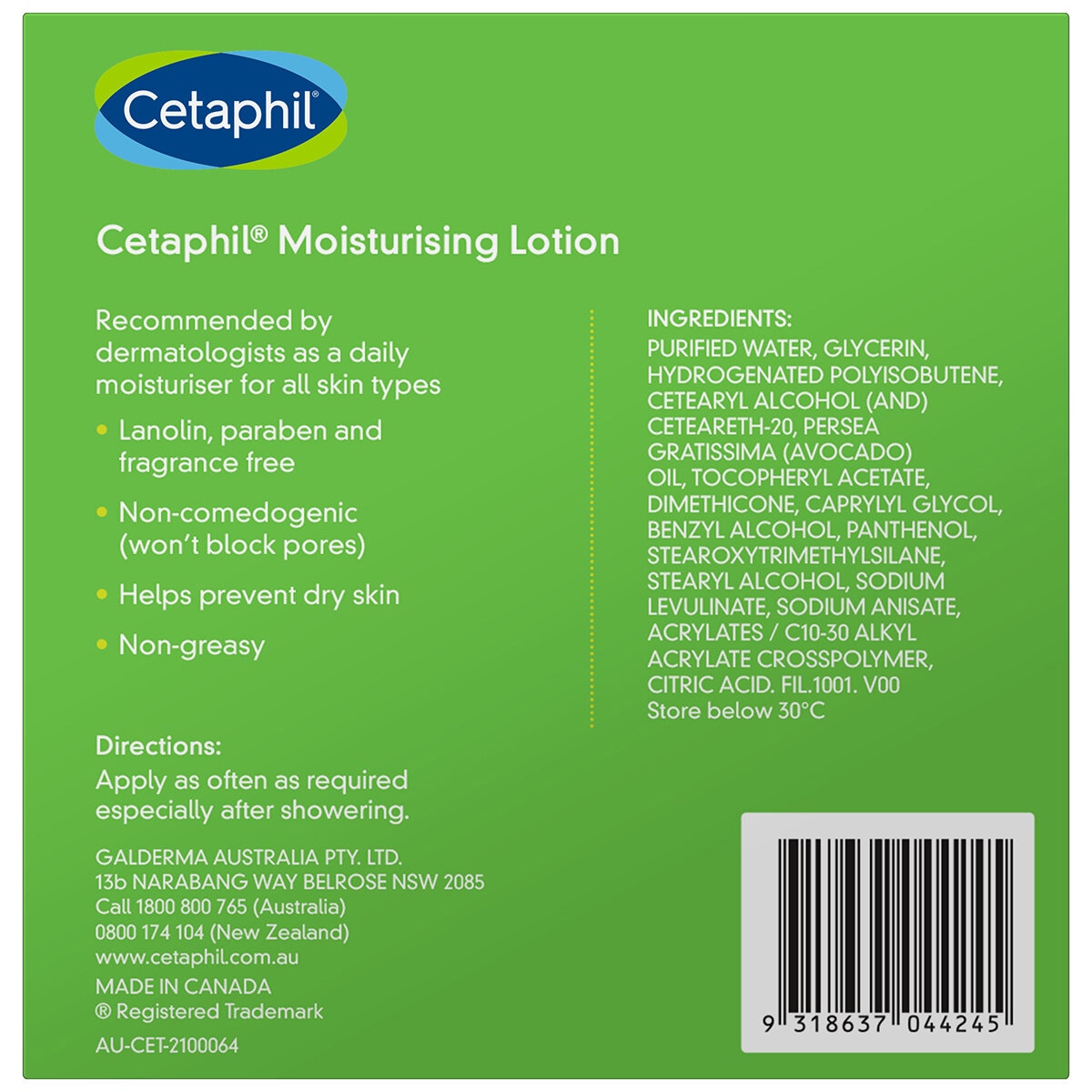 Cetaphil Moisturising Lotion 2 x 1L Cetaphil Moisturising Lotion 2 x 1L