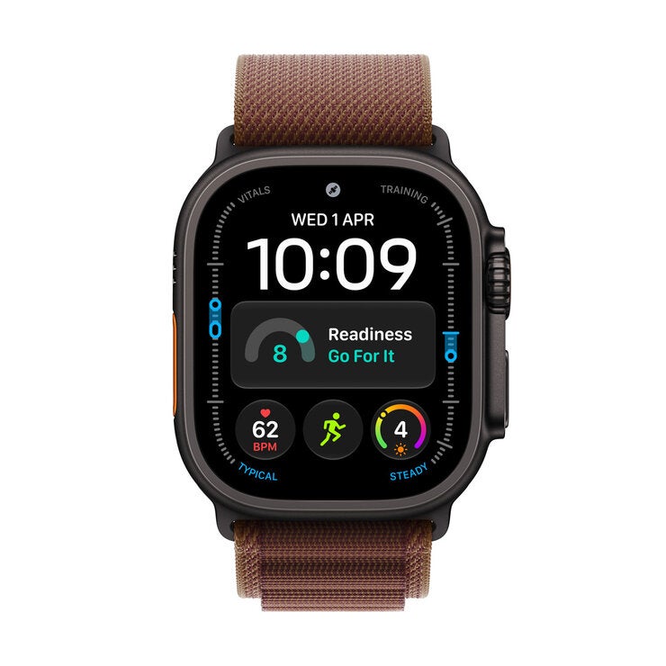 Apple Watch Ultra 4 GPS + Cellular 49mm Black Titanium Case with Burgundy Alpine Loop Apple Watch Ultra 4 GPS + Cellular 49mm Black Titanium Case with Burgundy Alpine Loop