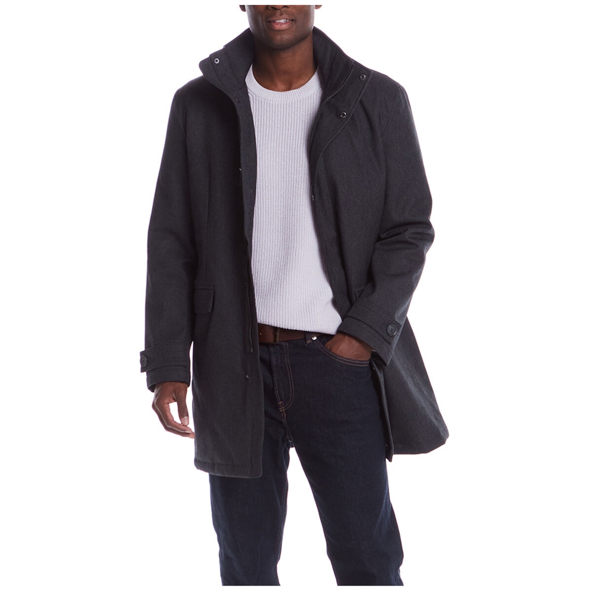 Weatherproof Twill Tech Coat Dark Charcoal