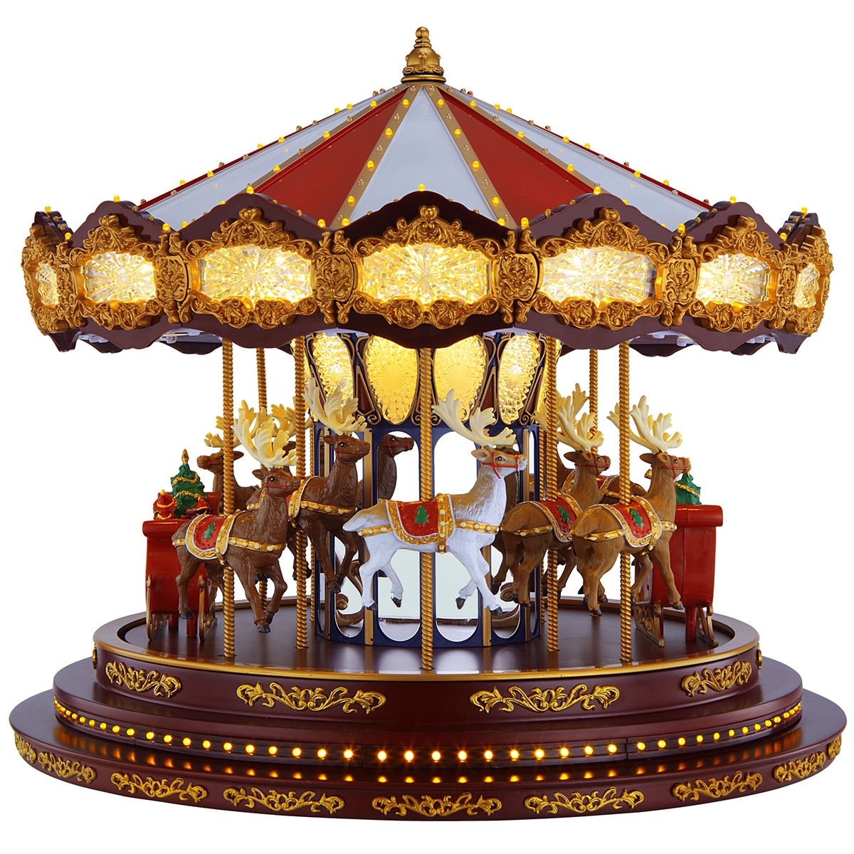 Christmas Carousel with Carol Music & 240 LED Lights Costco Australia