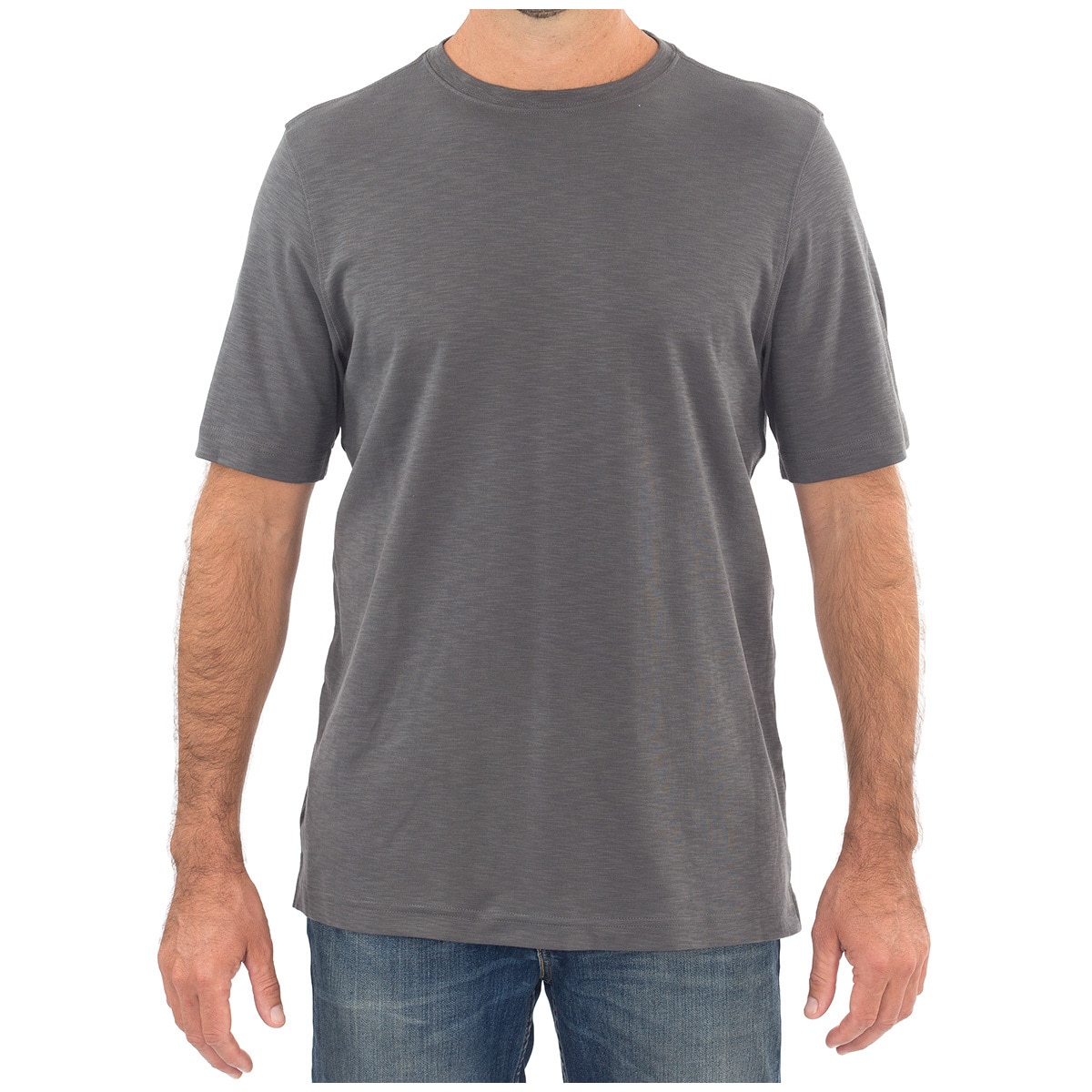 KS Slub tee - Mid Grey