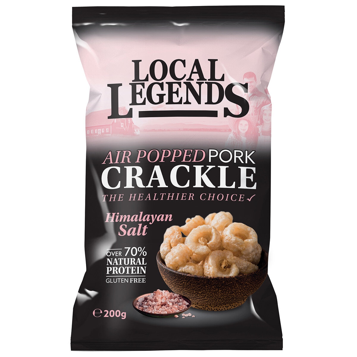 Local Legends Pork Crackle 200 gram