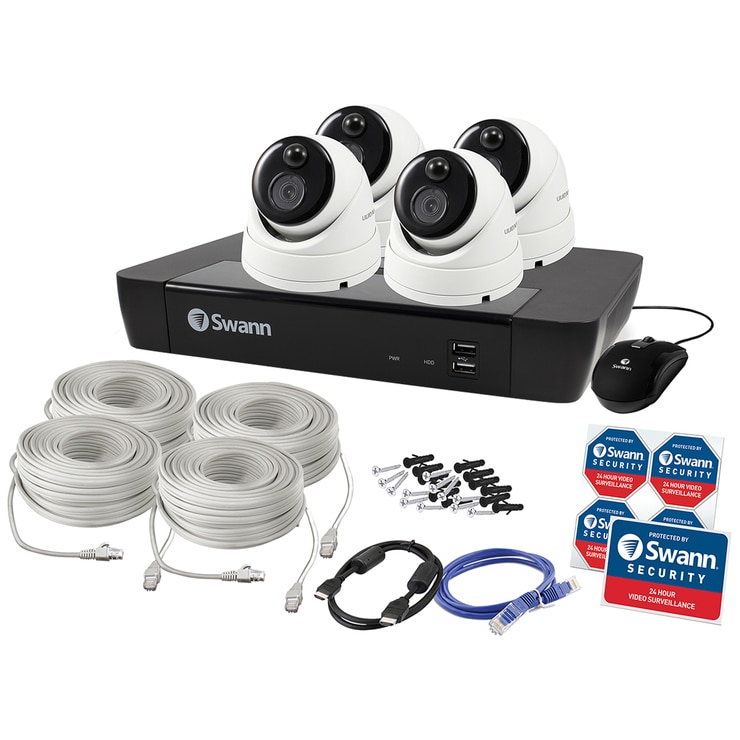 Swann 4 Camera 8 Channel Security System 4K Ultra HD NVR8580 with 2TB