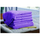 Kingtex Plain dyed 100% Combed Cotton towel range 550gsm Bath Sheet set 14 piece - Purple