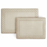 Town & Country Memory Foam Bath Rug 2 Pack Hummus