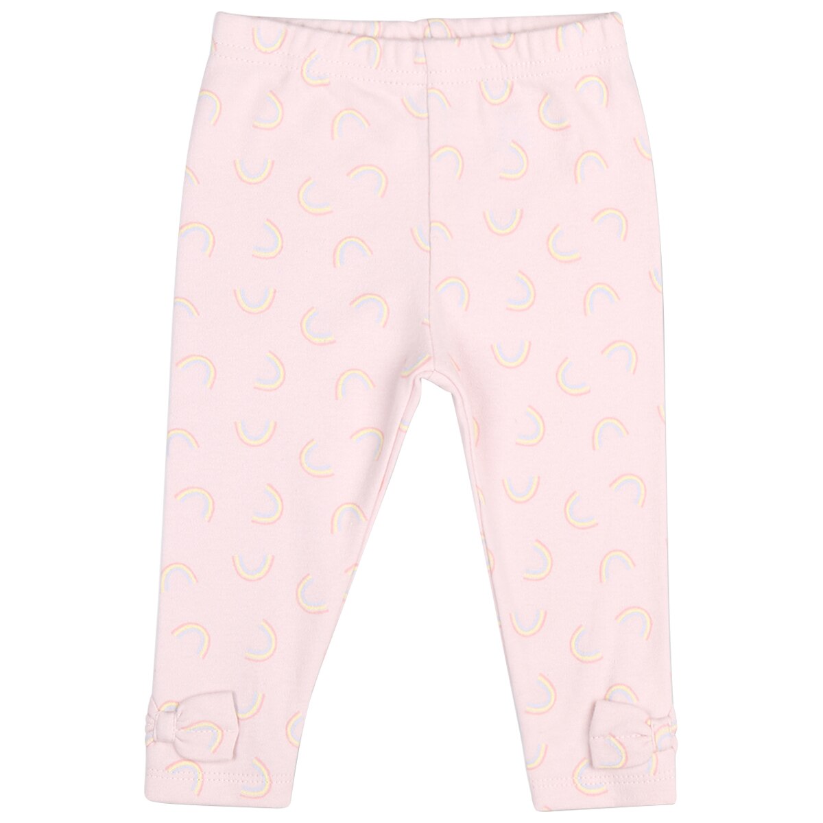 Peanut Shell 2pc Baby Set - White Top/Print Pants
