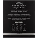 Gentleman Jack Tennessee Whiskey 700ml with Whiskey Sour Syrup 500ml