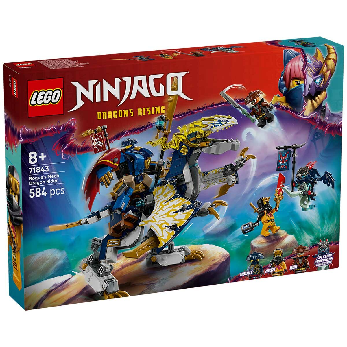 LEGO Rogue's Mech Dragon Rider 71843